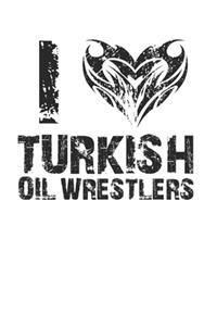 Turkish Oil Wrestler Lovers 120 Page Notebook Lined Journal for Lovers of Yagli Gures