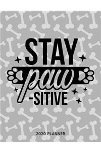 Stay Paw-Sitive 2020 Planner