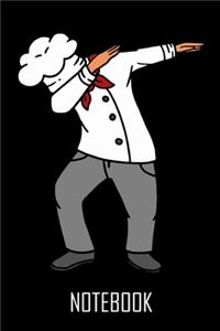 Chef Cook Dabbing - Notebook - Notizbuch - 100 Seiten - 100 Pages - Journal