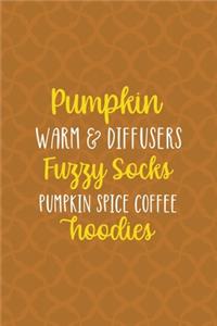 Pumpkin Warm & Diffusers Fuzzy Socks Pumpkin Spice Coffee Hoodies