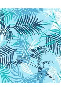 Tropical Palm Leaf Notebook