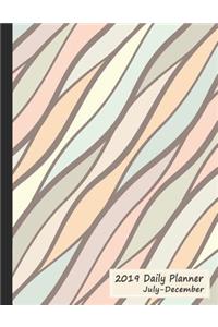2019 Daily Planner July - December