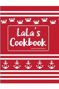 Lala's Cookbook Nautical Red Edition