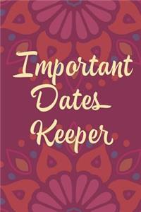 Important Dates Keeper