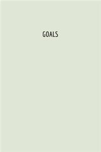 Goals Journal
