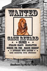 Bloodhound Dog Wanted Poster