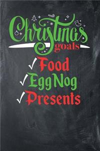 Christmas Goals Food Eggnog Presents