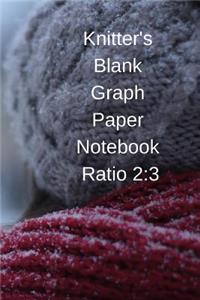 Knitter's Blank Graph Paper Notebook