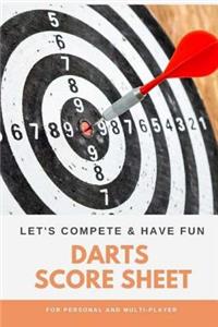Darts Score Sheet