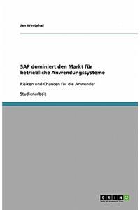 SAP dominiert den Markt für betriebliche Anwendungssysteme