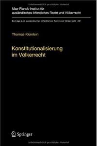 Konstitutionalisierung Im Völkerrecht