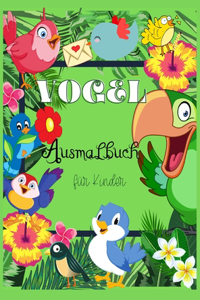 Vogel- Ausmalbuch für Kinder