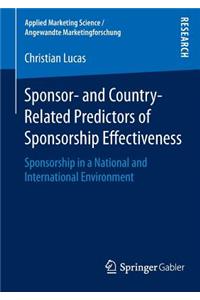 Sponsor- and Country-Related Predictors of Sponsorship Effectiveness