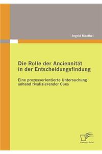 Rolle der Anciennität in der Entscheidungsfindung