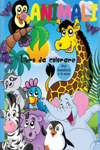 Animali Libro da Colorare