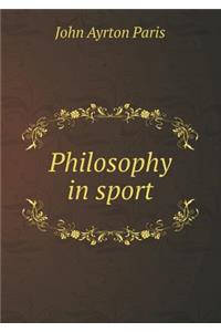Philosophy in sport
