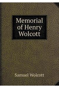 Memorial of Henry Wolcott
