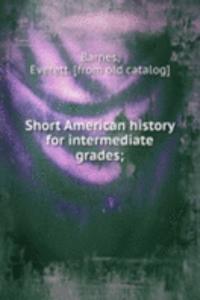 Short American history for intermediate grades