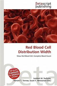 Red Blood Cell Distribution Width