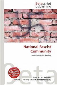 National Fascist Community