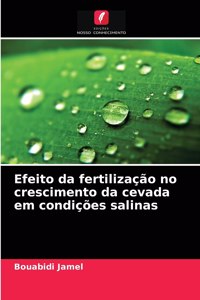 Efeito da fertilização no crescimento da cevada em condições salinas