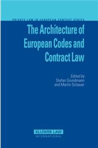 The Architecture of European Codes and Contract Law