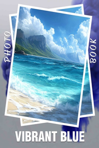 Vibrant Blue Photo Book