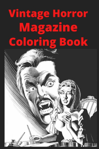 Vintage Horror Magazine Coloring Book