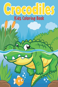 Crocodiles Kids Coloring Book