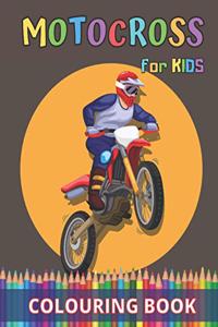 Motocross Colouring Book for Kids