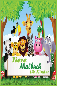 Tiere Malbuch für Kinder