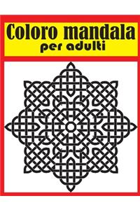 Coloro mandala per adulti