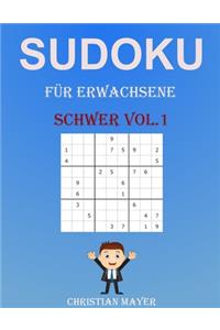 Sudoku für Erwachsene Schwer Vol.1