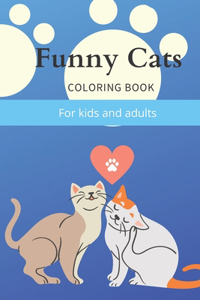 Funny Cats Coloring book