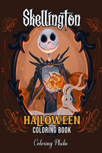 Skellington Halloween Coloring Book