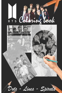 BTS Dots Lines Spirals Coloring Book