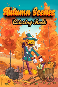 Autumn Scenes Coloring Book