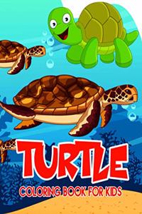 Turtle Coloring Book for Kids