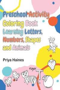Preschool Activity Coloring Book