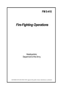 FM 5-415 Fire-Fighting Operations