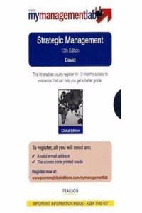 Strategic Management Concepts & Cases Student Access Card