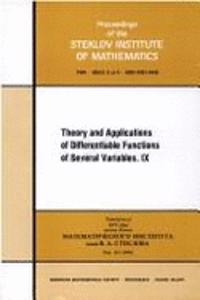 Theory and Applications of Differentiable Functions of Several Variables IX