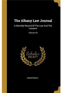 The Albany Law Journal