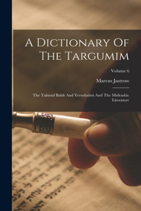 Dictionary Of The Targumim