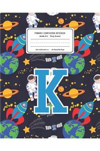Primary Composition Notebook Grades K-2 Story Journal K