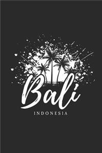 Bali Indonesia: Bali Notebook, Graph Paper (6" x 9" - 120 pages) Travelling Notebook for Daily Journal, Diary, and Gift