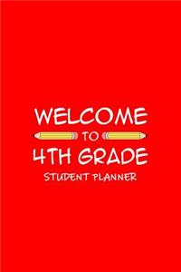 Welcome To 4th Grade Student Planner