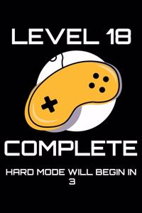 Level 18 complete