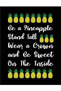Be a Pineapple Stand Tall Wear a Crown and Be Sweet on the Inside