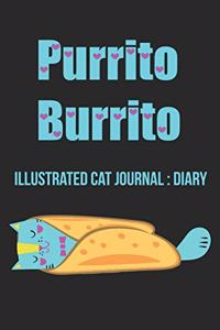 Purrito Burrito Cat Journal